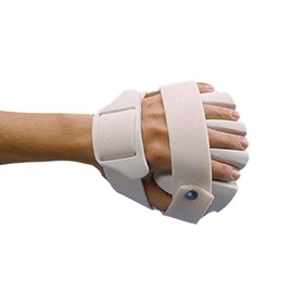 Rolyan Hand-Based Anti-Spasticity Ball Splint, Stabilizer Splint with Palm Arch for Fingers, Thumbs, Wrist, Movement Immobilizer for Therapy, Rehabilitation, Recovery, Left, Small