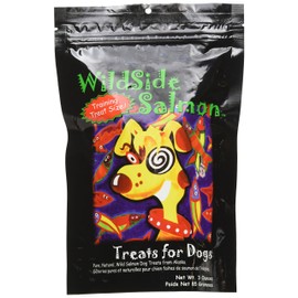 WildSide Salmon - Wild Alaskan Freeze Dried Salmon Treats for Dogs, 3 oz (3 Pack)
