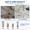 ZDRU 10 Pcs E10 3.8V 0.3A Mini Light Bulbs and