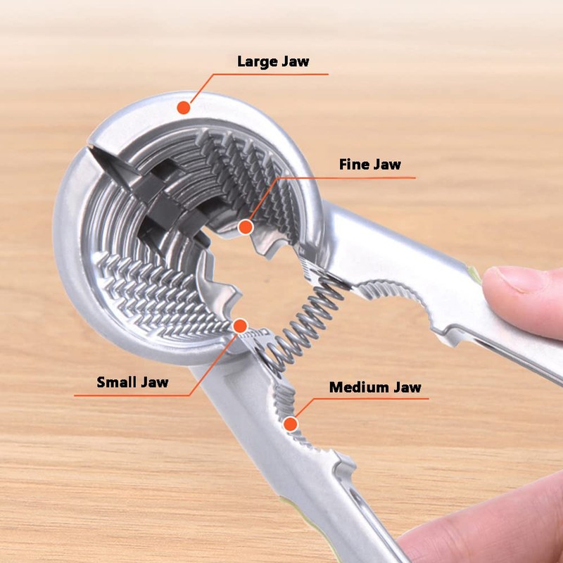 Nutcracker Chestnut Clip, Aluminium Alloy Nut Pecan Cracker Tool, Walnut