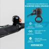 CONTEC Diamond Bing Bike Bell 22.2mm Diameter Standard Handlebar Mount
