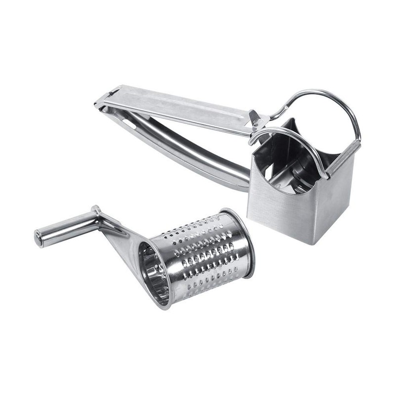 Haofy Rotary Cheese Slicer Stainless Steel Rotator Grater