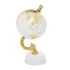 Deco 79 Aluminum Globe with Marble Base, 5" x 5"