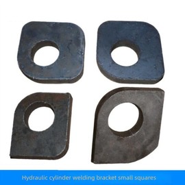 셀프 트럭 오일 실린더 브래킷, 탑 리프팅 이어 용접, 소형 사각 프레임, 30홀, [02 60holes] Self Truck Oil Cylinder Bracket, Top Lifting Ear Welded, Small Square Frame, 30 Holes, [02 60holes]