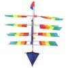 3D Huge Rainbow Sailboat Flying Kite Outdoor Sports Children Kids