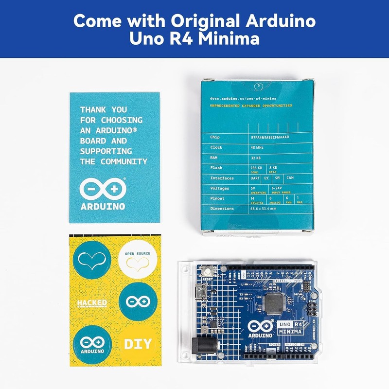 SunFounder Ultimate Starter Kit with Original Arduino Uno R4 Minima,