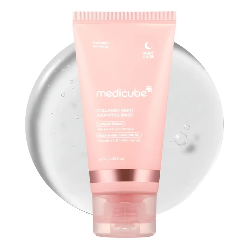 Mascarilla Facial Coreana Medicube Con Collageno Para Noche