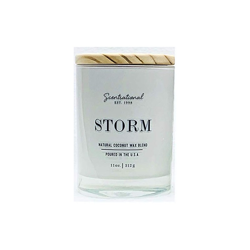 Natural Coconut + Beeswax Scented Candle Storm (All Caps) in