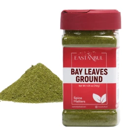 Eastanbul Ground Bay Leaves Powder, 4.94oz, Bay Leaf Powder, From Mediterranean, AKA Laurel Leaves, Hojas De Laurel Polvo Molido, Perfect For Soups, Stews & More, Natural, Vegan, Non-GMO