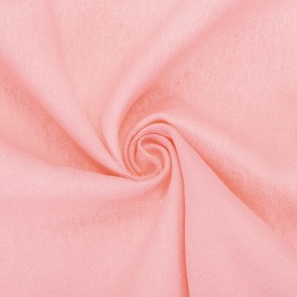 MECCANIXITY 12OZ Denim Fabric, 59 Inch Cotton Denim Material 2 Yard by the Yard for Sewing Quilting Clothes Fabric DIY Craft, Light Pink