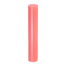 sourcing map 6 x 1 Inch Acrylic Clay Roll Solid Non-Stick Plastic Round Tube Roller Polymer Clay Stick Fondant Rolling Pin for Shapes Modelling Crafts Pink