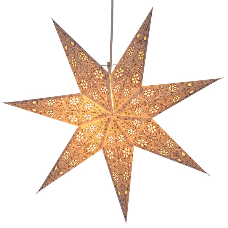 Foldable Advent Luminous Paper Star, Christmas Star 60 cm –