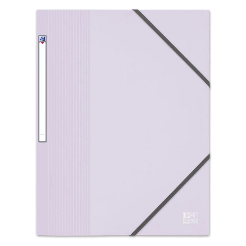 OXFORD School Life 3 Pocket A4 File Folder with Elasticated