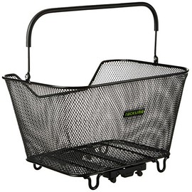 Racktime Unisex_Adult Korb Bask-it Basket, Black, 41.5 x 30 x 21.5 cm, 20 Liter