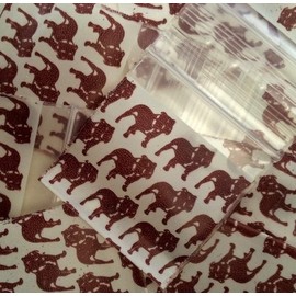 1000 - 1.5" x 1.5" 1515 Top Dog Zipper Lock Baggies Craft Resealable Plastic Baggy 2 Mil Zipper Poly Bags