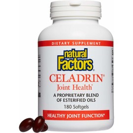 Natural Factors, Celadrin Joint Health, Promotes Flexibility, Mobility and Joint Function, 180 Softgels