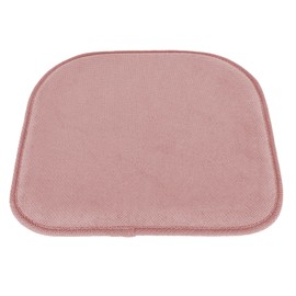 PAGGED Single Pink Kitchen Chair Cushions, Memory Foam Chair Pads for Dining Non Slip Soft Seat Cushion for Wooden Metal Chairs, 17" * 15"