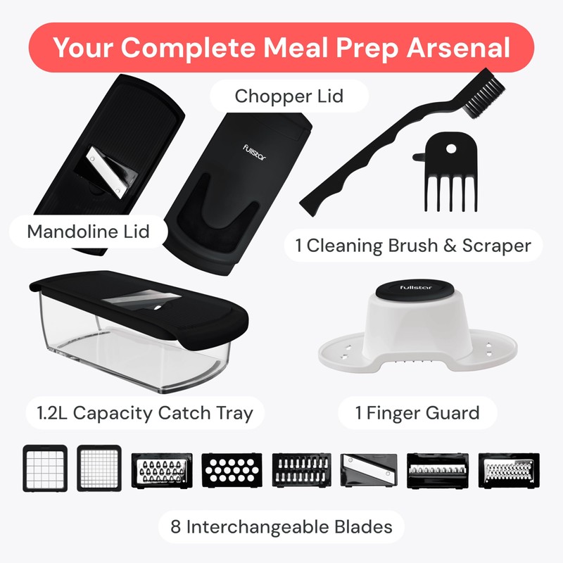 Fullstar The Original Pro Chopper - Vegetable Chopper and Spiralizer,