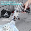 houscly Car Vacuum Portable Cordless Foldable 20000PA High Power Mini