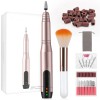 Unbranded Cordless Electric Nail Drill File w/ Multiple Heads Manicure
