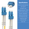 CHunreegow LC to LC Fiber Patch Cable, OS2 Single Mode