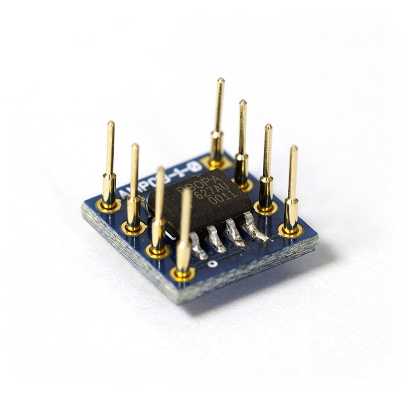 OPA627AU Dual 8Pin DIP Compact Conversion Board Mounted