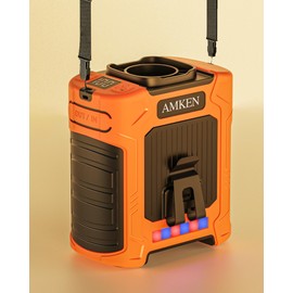 All-New 2025 Version Waist Fan - Portable Belt Clip Fan with 10000mAh Battery, 35H Runtime, 6 Speeds, 59ft/s Strong Wind with LED SOS Light, 18500RPM for Jobsite, Farming, Fishing, and Travel