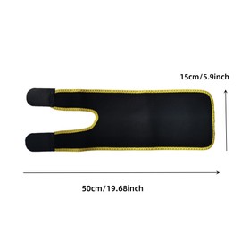 Compresión de la manga del brazo superior, manga de compresión para aliviar el dolor, envoltura ligera y ajustable, Amarillo, Talla única