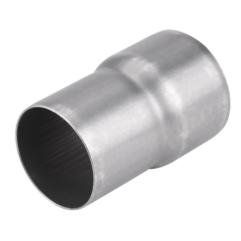 Qiilu 51mm to 60mm Motorcycle Exhaust Adapter Universal Stainless Steel