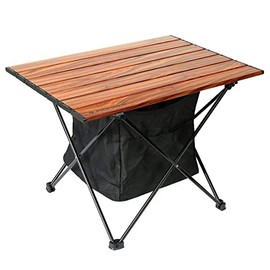 Rock Cloud Portable Camping Table Ultralight Aluminum Camp Table with Storage Bag Folding Beach Table for Camping Hiking Backpacking Outdoor Picnic, Size M