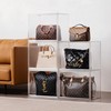 HBlife 3 Pack Purse Storage Organizer for Closet, X-Large Clear
