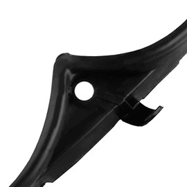 TJFU 1 Pair Car Front W209 Headlight Lens Cover Trims Strip Headlight Sealing Strip Gasket, Compatible for W209 CLK200 CLK320 CLK350 2Door 2003-2009.(Color: Black)