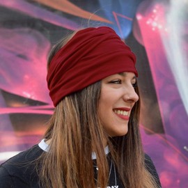 Generse Wide Headbands Black Boho Hair Band Yoga Sweatband Turban Elastic Hair Bands for Women and Girls, 3 Pieces (B)