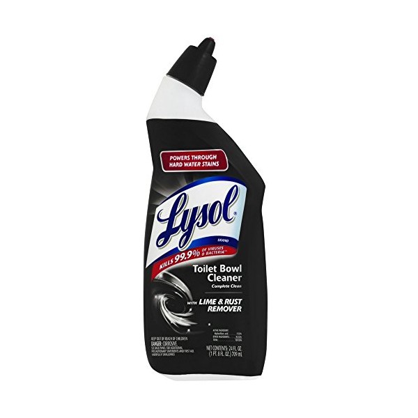 Lysol Toilet Bowl Cleaner with Lime and Rust Remover, 24