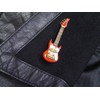 Miniblings Electric Guitar Brooch Guitaris Band Star Music Box Red