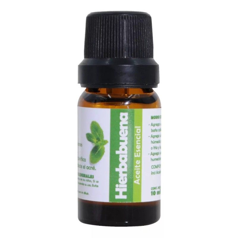 Productos Mart Mexico Aceite Esencial De Hierbabuena Concentrado Puro 100%