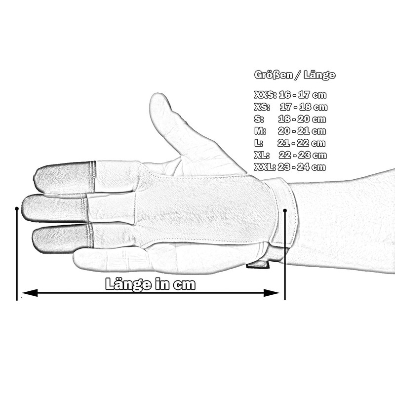 by Beier Germany S - Shooting Glove Damascus