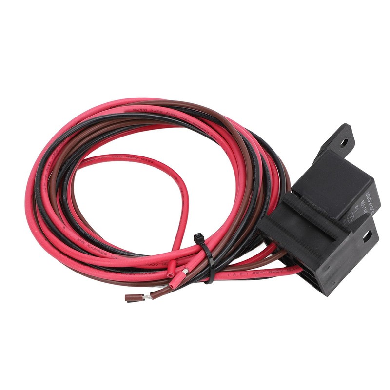 Electric Fan Thermostat Control Relay Cable Set, Adjustable Stainless Steel