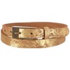 MGM Women's Belt Soft Glam "Small", Gold (gold-used)