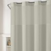 Hookless It's A Snap! Plainweave Shower Curtain, 3-in-1 Shower Curtain