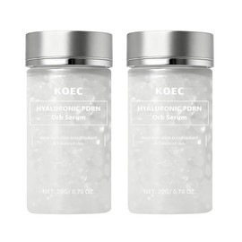 KOEC 2PCS Hyaluronic PDRN Orb Serum,SéRum Facial Revitalizante Con áCido HialuróNico, GlutatióN, HidratacióN Profunda, ReduccióN De Arrugas, Elasticidad De La Piel, Cuidado De La Piel Para Mujeres 0.7 oz.