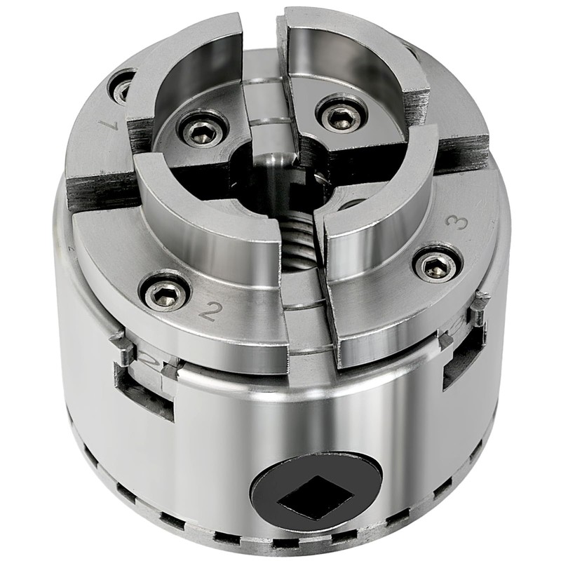 2-3/4 Inch Wood Lathe Chuck,4-Jaw Precision Self-Centering Keyed Lathe Chuck,Wood