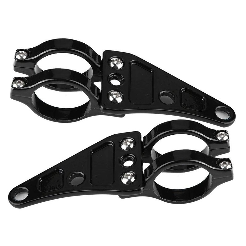 38-41mm Turn Signal Clamps Headlight Bracket, 2 Pieces Billet Aluminum