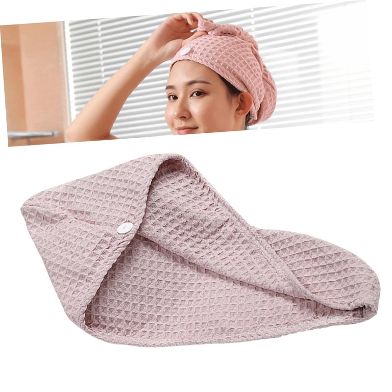 TOVINANNA 1pc Fast Drying Shower Cap Ultra Absorbent Hair Drying