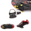 (Yellow (2pcs)) Shoes Road Self-locking Bike Cycling Pedal Cleats Set