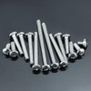 1/4-20 x 1/2" Stainless Pan Head Machine Screws 25 Pcs,