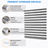 JIANGPIN TEXTILE Blinds for Windows, Dual Layer Zebra Thermal &