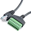 tunghey 2Pack RJ45 Male to 8 Pins Screw Terminal Block
