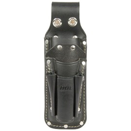 SK11 Hard Black Leather Leather Tool Case 5 Slots SHBL-4 Black