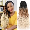 Leeven 24 Inch Ombre Goddess Locs Crochet Hair 1B27613# Crochet